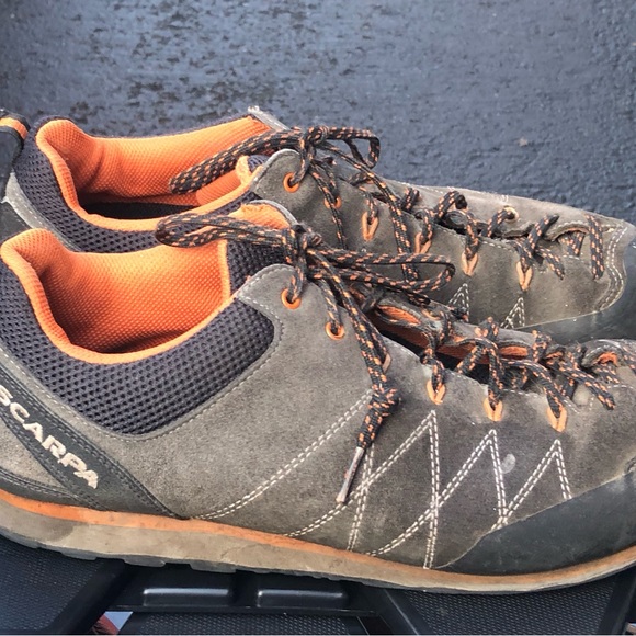 SCARPA Crux Men's Approach/Hiking Shoes Color Shark/Tonic Size 10 - Picture 2 of 13